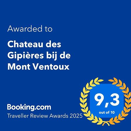 Chateau Des Gipieres Bij De Mont Ventoux Монбран-ле-Бен Екстериор снимка